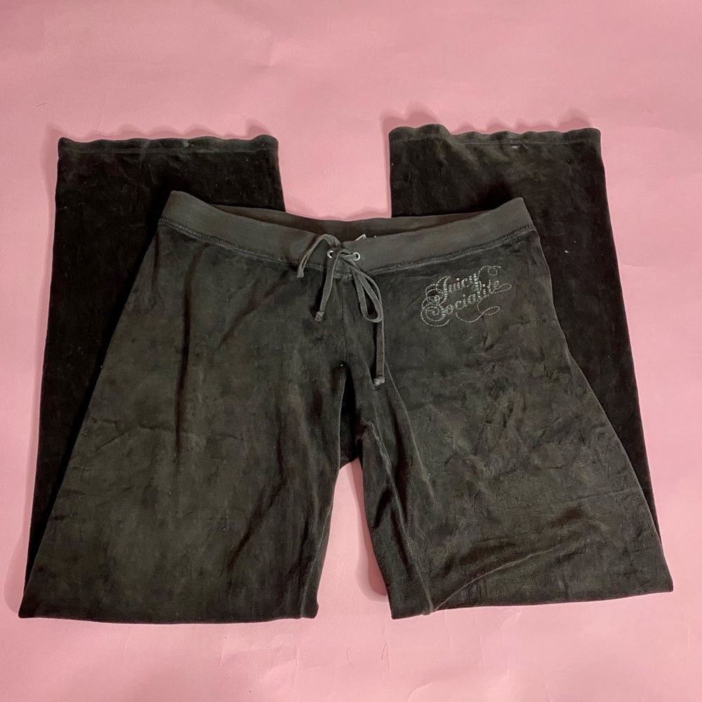 🚫SOLD🚫 brown juicy couture velour track pants